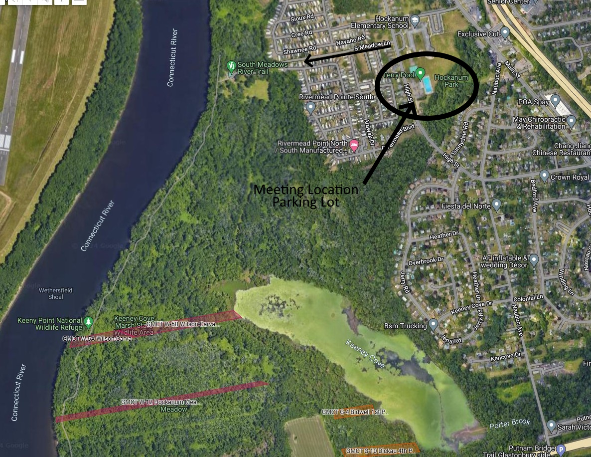 Brisk Winter Walk #9: Saturday, January 31, 2026. 9:00 AM. East Hartford & Wethersfield – Wilson-Carvalho & Hockanum Meadows Parcels & Goodwin South Meadows River Trail
